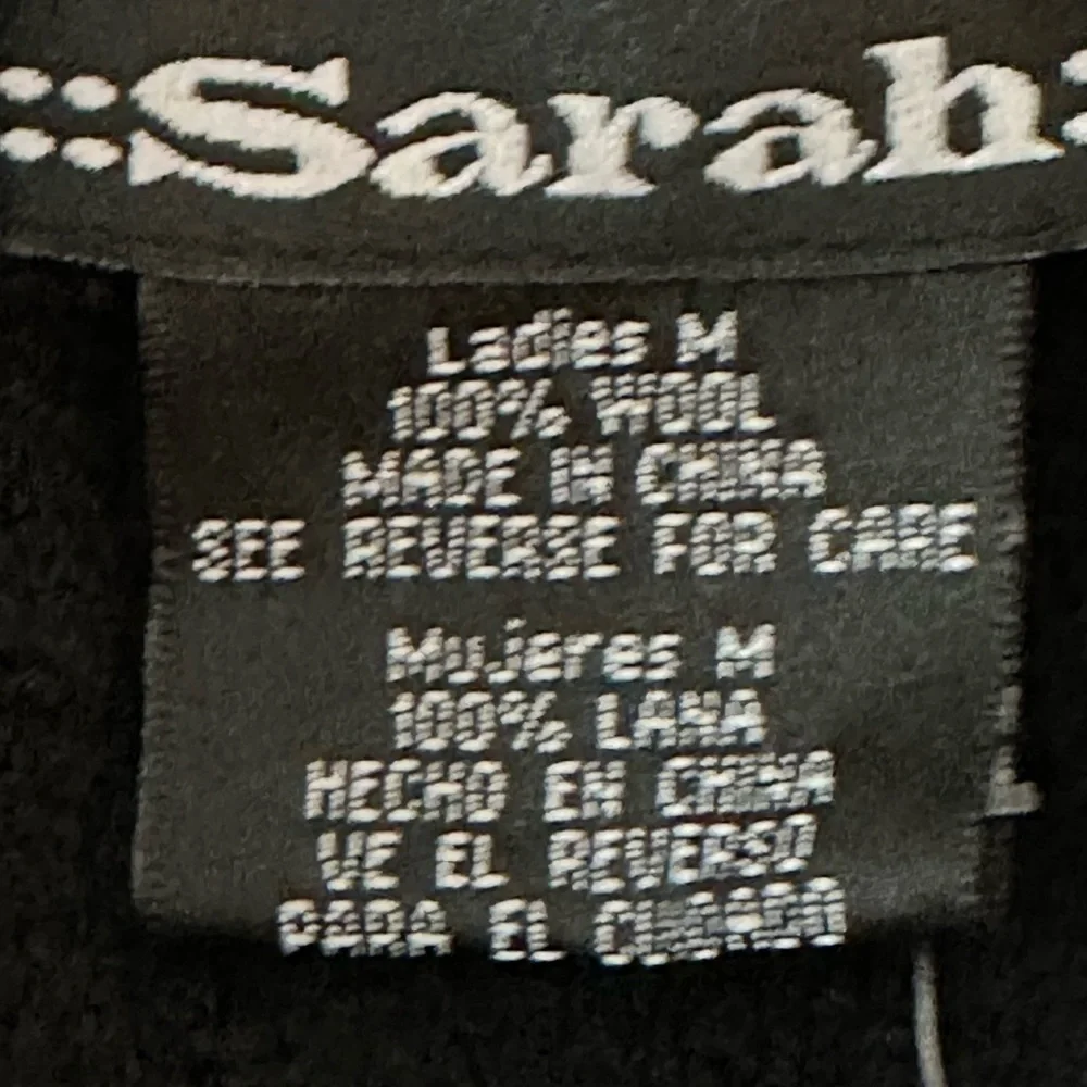 Sarah boutique Wool Blazer Size Medium - Picture 4 of 5